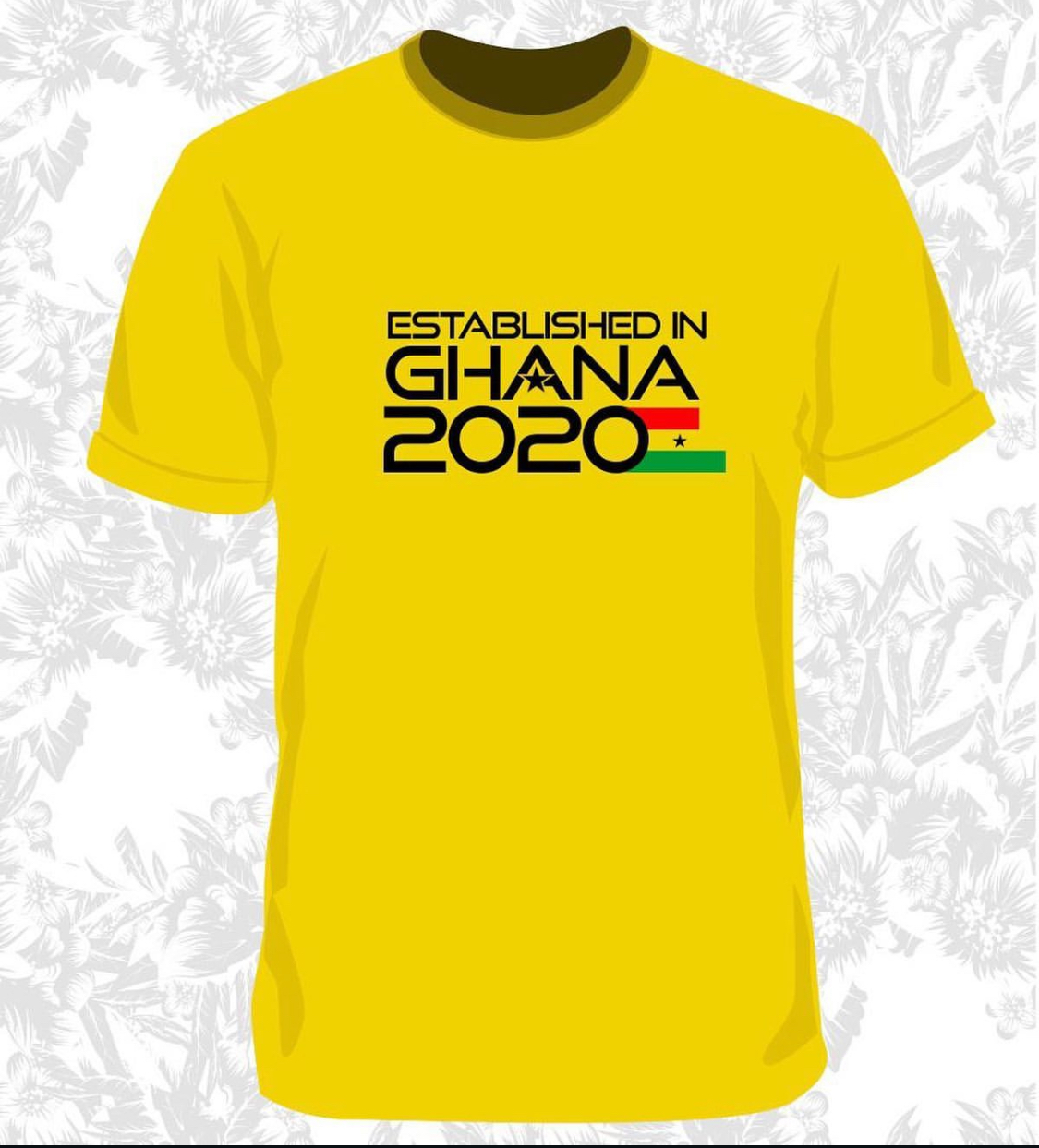 africa crew neck tee